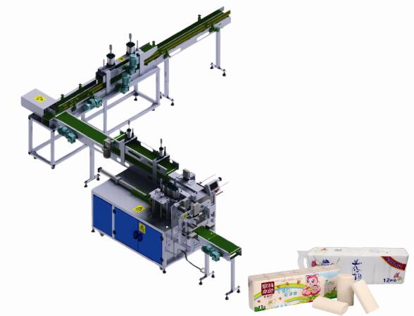 Semi Auto Toilet paper roll converting packing making machine — 011A