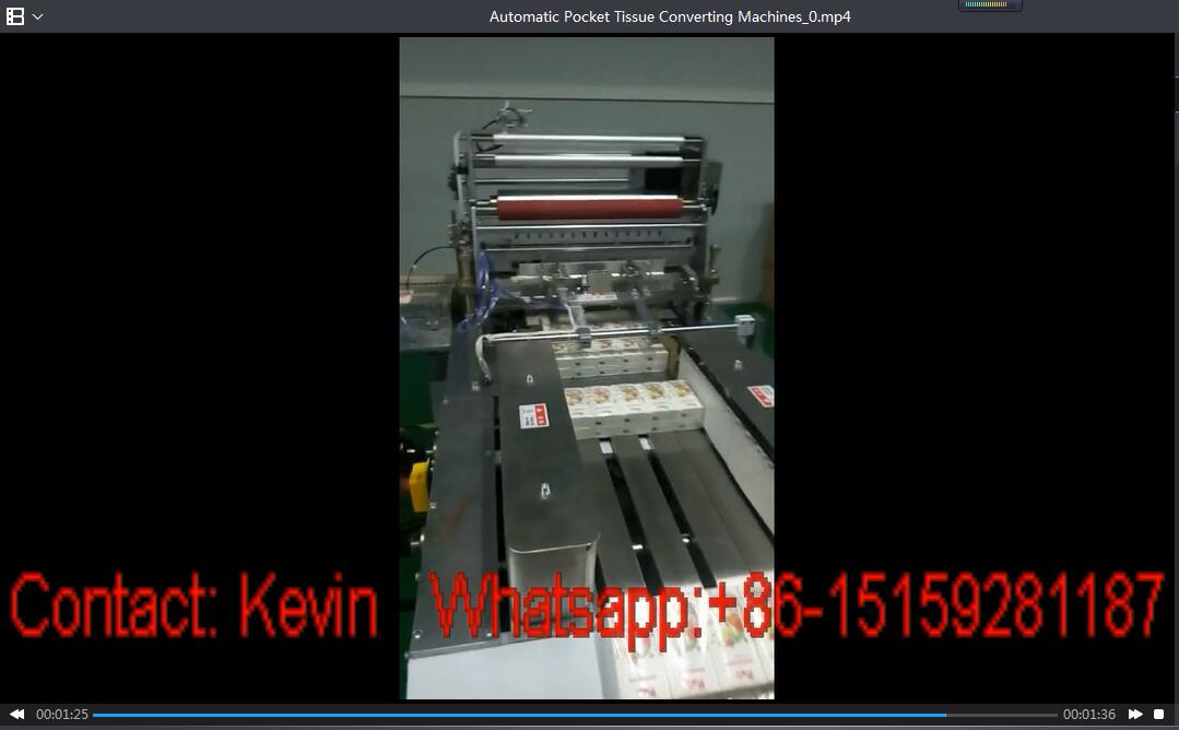 Mini Pocket Tissue Production Line — PT211-whatsapp: +0086-15159281187