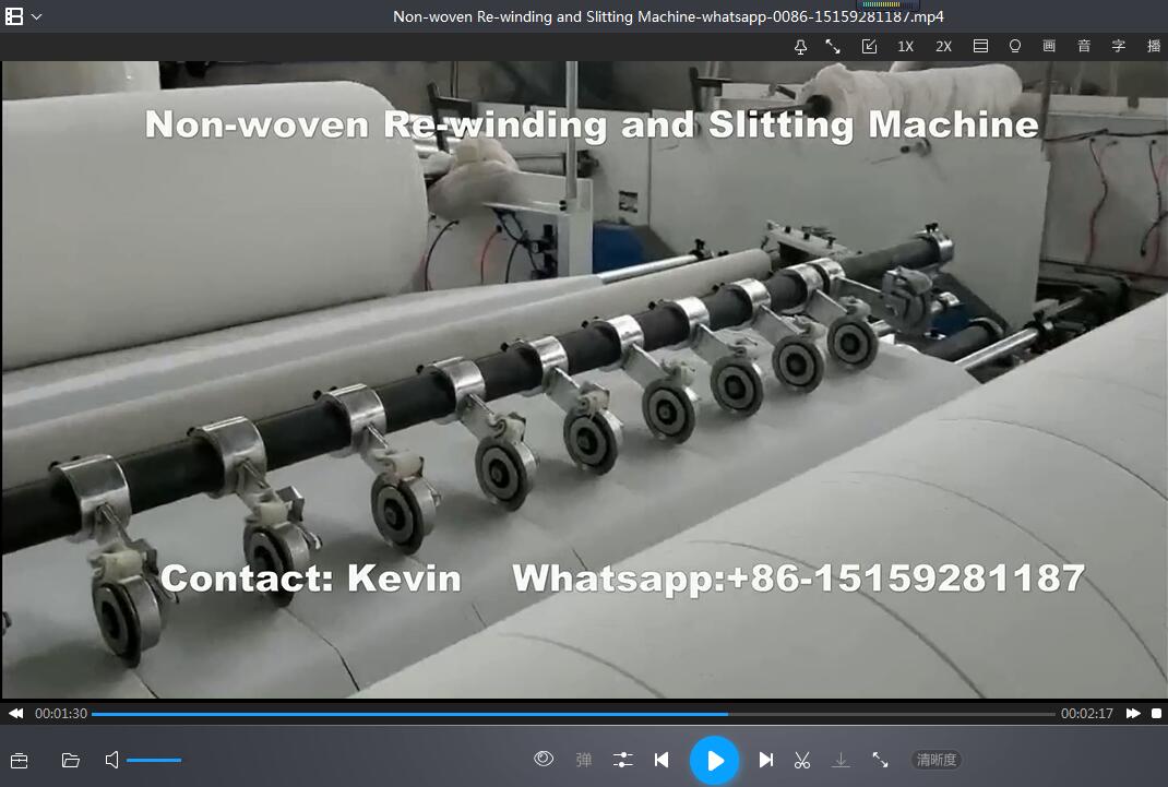 Non-woven Re-winding and Slitting Machine-whatsapp-0086-15159281187