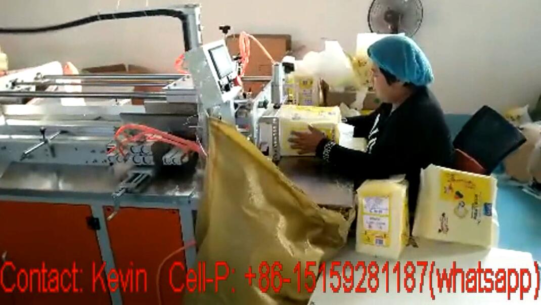 Sanitary Napkin Packing Converting Making Machine — Semi Auto — MZ16