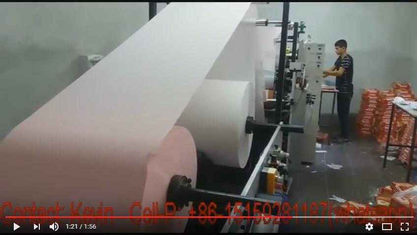 Tissue Paper Making Converting Machine — 1 Ton Per Day, 8 Hours — 3-Lines — MS-180-3L