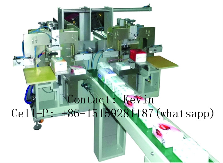 Tissue Paper Packing Converting Making Machine — Semi Auto/Two Heads Outputs — 330AB