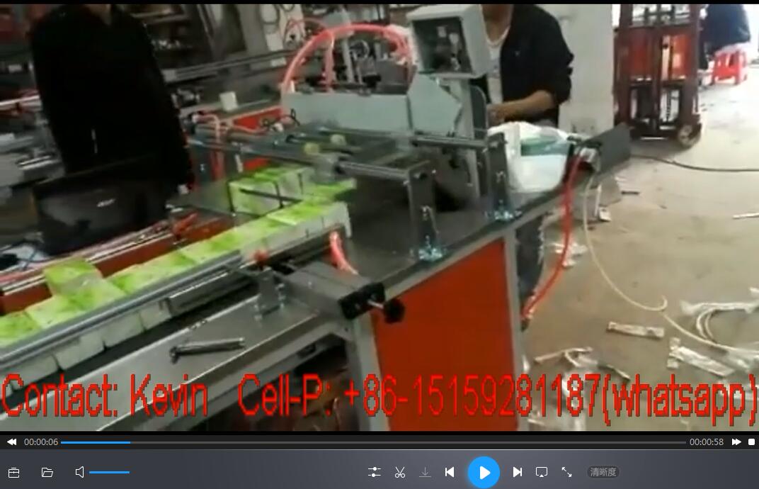 Tissue Single head 8 Piece Wrapping Machine — Under Testing — 330A:
