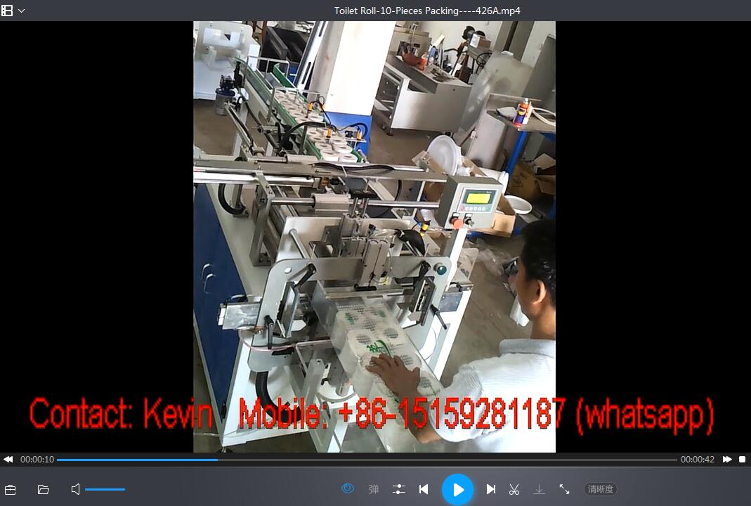 Tissue Paper Packing Converting Machine — One Head-One Piece — Semi Auto — 011A