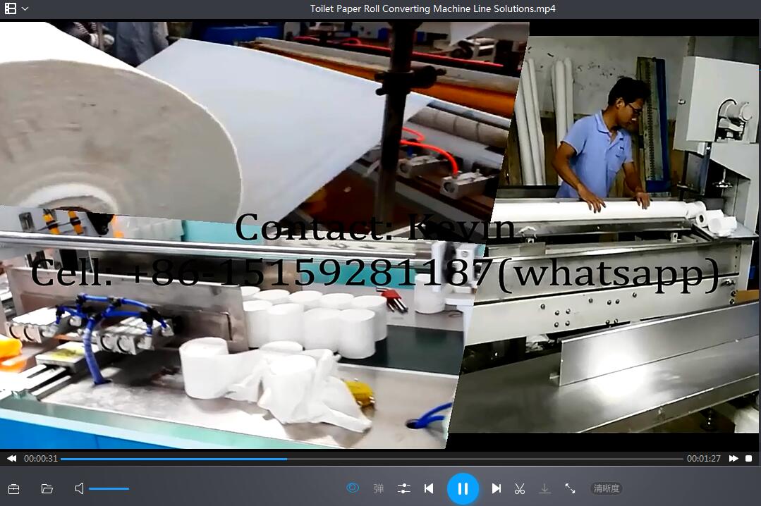 Toilet Paper Roll Converting Machine Line Solutions